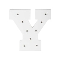 Picture of East Lady Letter Y Shaped Decorative LED Light, 16x16cm - White