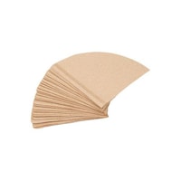 Picture of V Shaped Coffee Dripper Cone Filter Paper, 18x3x15cm, Beige - Pack of 40pcs