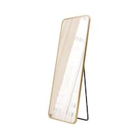 Picture of East Lady Dressing Mirror with Stand Holder, 150x40cm - Gold and Clear