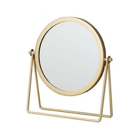 Picture of East Lady Table Top Mirror with Stand, 18x5.5x21cm - Gold and Clear