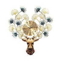 Picture of East Lady Deer Design Wall Clock, 70x63cm - Multicolour