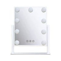 Picture of East Lady Vanity Make Up Mirror with LED Light, 36.8x31cm - White and Silver