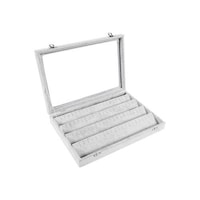 Picture of Earrings Holder Organizer, Clear and Grey