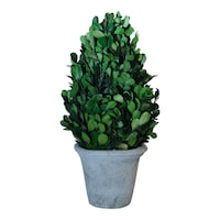 Picture of Elegant Natural Artificial Tree With Pot, B015 - Green & Grey