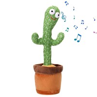 Picture of Dancing Cactus Knitted Plush Toy with Music, Tik Tok Viral