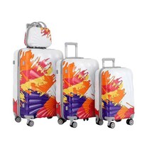 Picture of JRGT Premium Quality Multicoloured Luggage Trolley - Set Of 4 Pcs