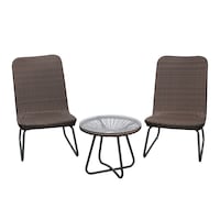 Picture of Mosada 2 Rattan Chair With Table Set - Chocolate