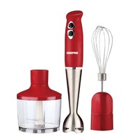 Picture of Geepas Hand Blender with Stainless Steel Blades With 2 Speed, 400W, GHB6136