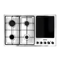 Picture of Geepas Stainless Steel Built-In Gas Electric Hot Plate Hob, GGC31036