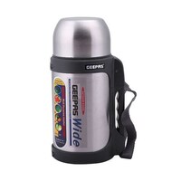 Picture of Geepas Unbreakable Steel Vacuum Flask, 1.8Ltr, Silver and Black, GSVB4112