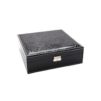 Picture of Unique Design High-End Leather Jewelry Box, Black
