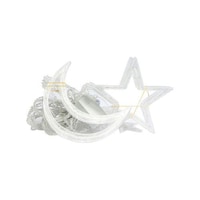 Picture of 5-Point Star Curtain Decorative Light, White