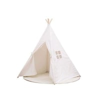 Picture of East Lady Cotton Canvas Teepee Play Tent with Mat