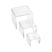 Picture of Mirart 3-Piece Acrylic Display Stand, Clear