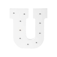 Picture of East Lady Letter U Shaped Decorative LED Light, White