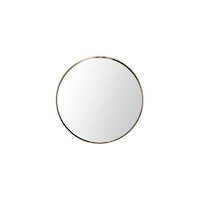 Picture of Wall hanging Round Shape Bathroom Mirror Gold Color-60cm