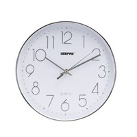 Picture of Geepas 3D Silver Dial Silent Non-Ticking Arabic Numeral Wall Clock