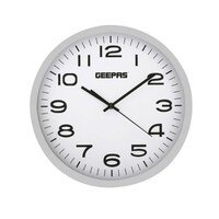 Picture of Geepas Round Decorative Wall Clock, Campagne/Silver