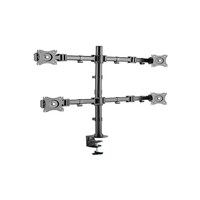 Picture of Skill Tech Four Arm Desktop Mount Stand, Black & Silver, 13-27 Inch