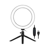 Picture of Andoer LED Photography Ring Light with Accessory, White & Black