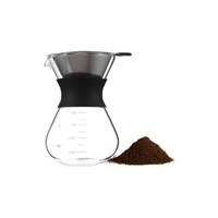 Picture of Supple Filter Drip Brewing Chemex Coffee Maker, Clear - 400ml