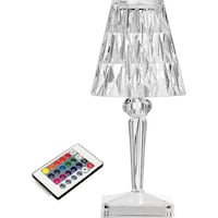 Picture of Touching Control Acrylic Diamond Table Lamp with Remote, Clear