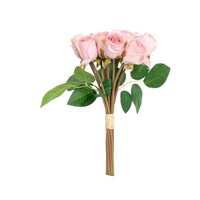 Picture of NAT Artificial Rose Flower Bouquet, Pink
