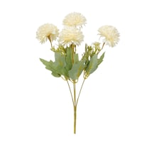 Picture of NAT Artificial Carnation Flower Bunch, Off White