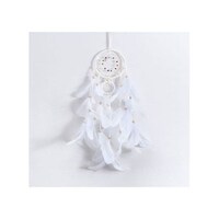 Picture of East Lady Feather Dream Catcher with LED Light, White