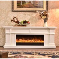 Picture of Art More Built In Electric Fireplace With Remote Control, AM343S - White