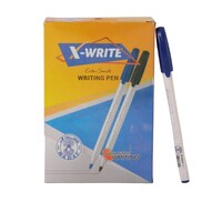 Picture of Sadaf X-Write Pen, Blue, Pack of 50