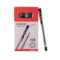 Picture of Today's Hi5 Ball Pen, Black, 0.7 mm tip, Pack of 50