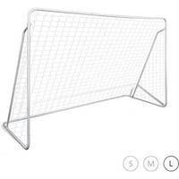Picture of Football Goal Post with Metal Frame, 182x120x65, White