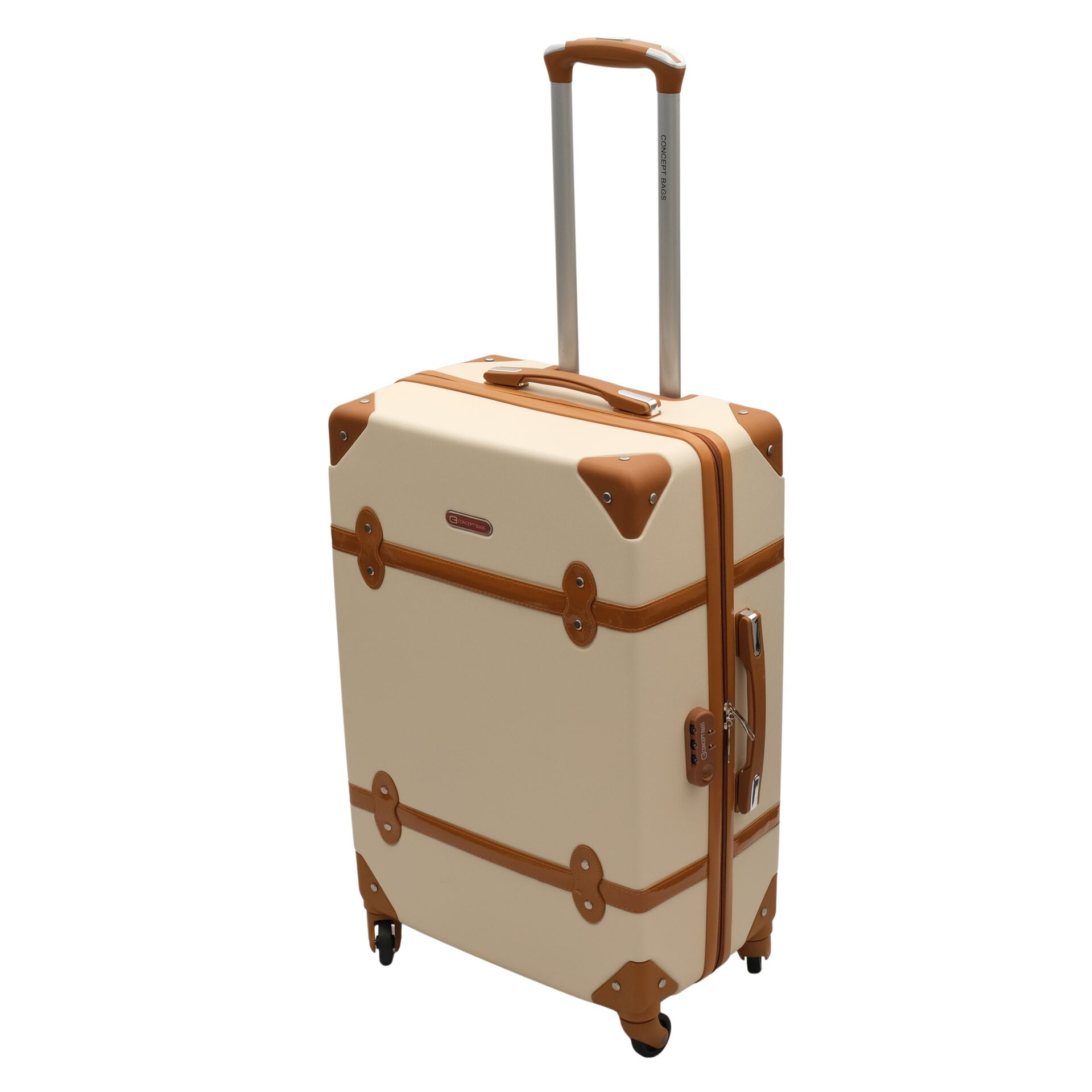 Shop Concept Bags Hard Case Trolley Luggage, Set of 4, Beige | Dragon ...