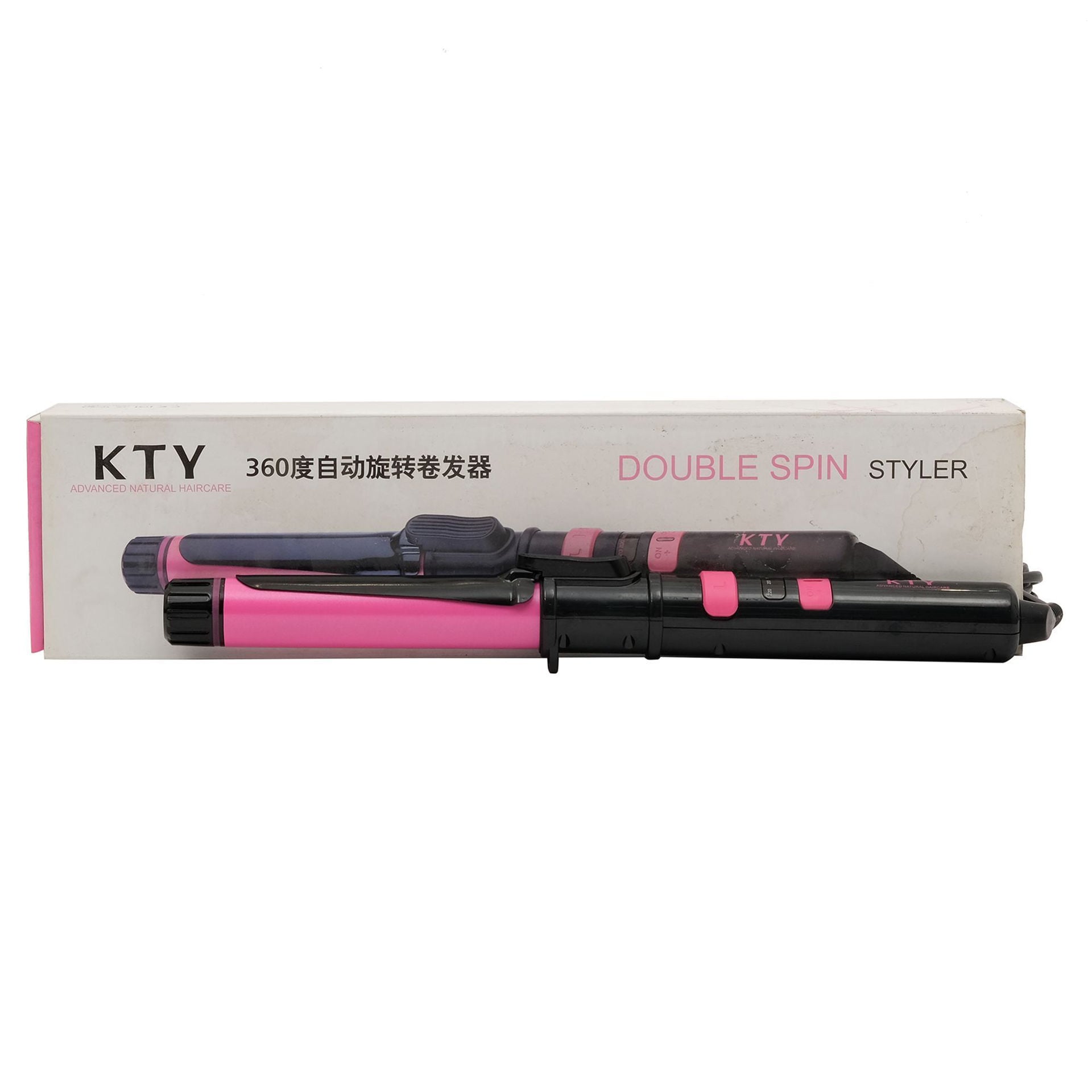 Shop Kty KTY Hair Double Spin Styler Pink | Dragon Mart UAE