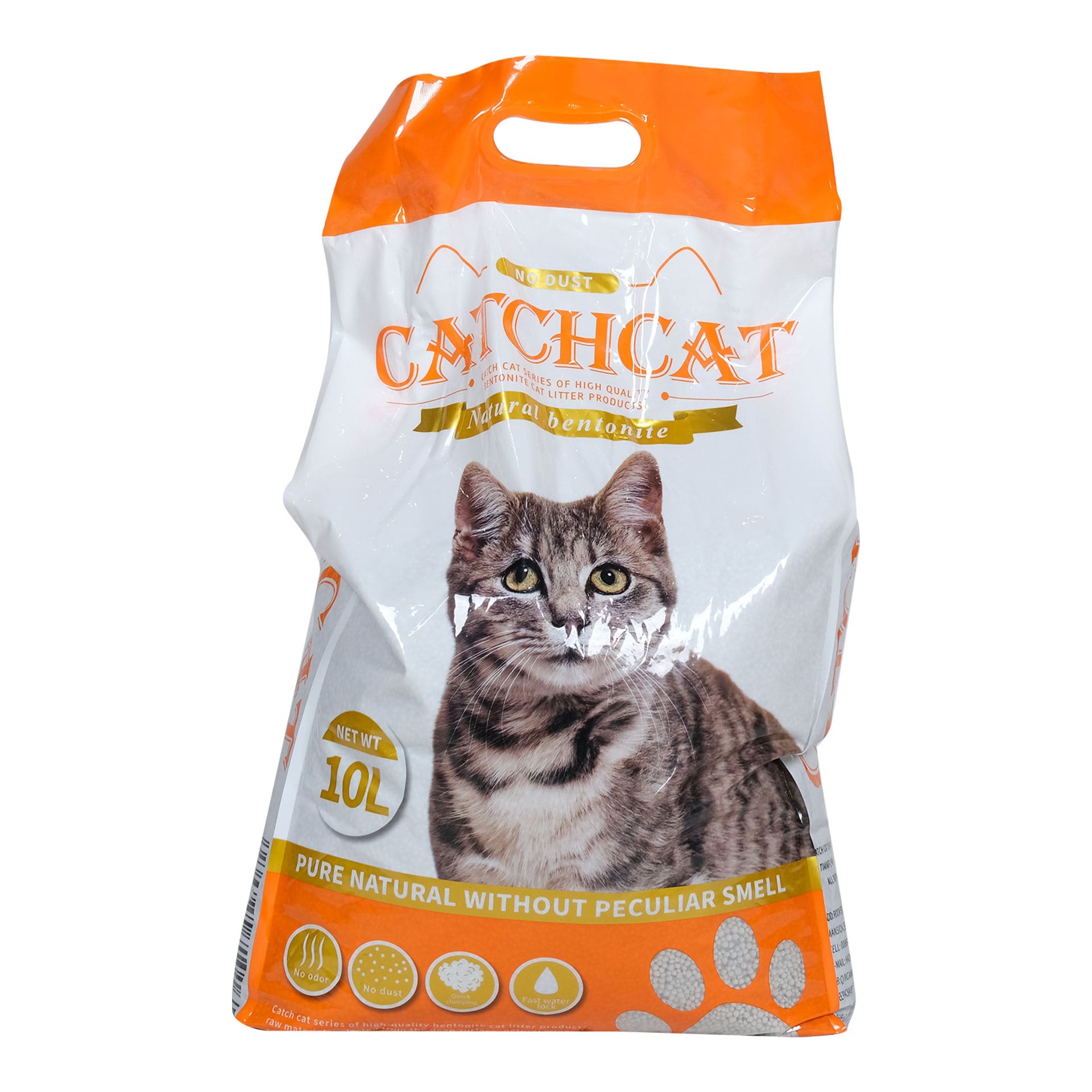 Shop Catchcat Cat Litter Sand 10L Orange | Dragon Mart UAE