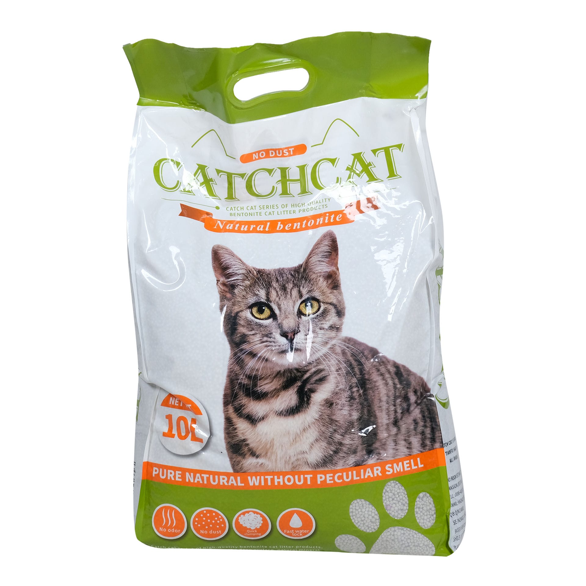 Shop Catchcat Cat Litter Sand 10L Green | Dragon Mart UAE
