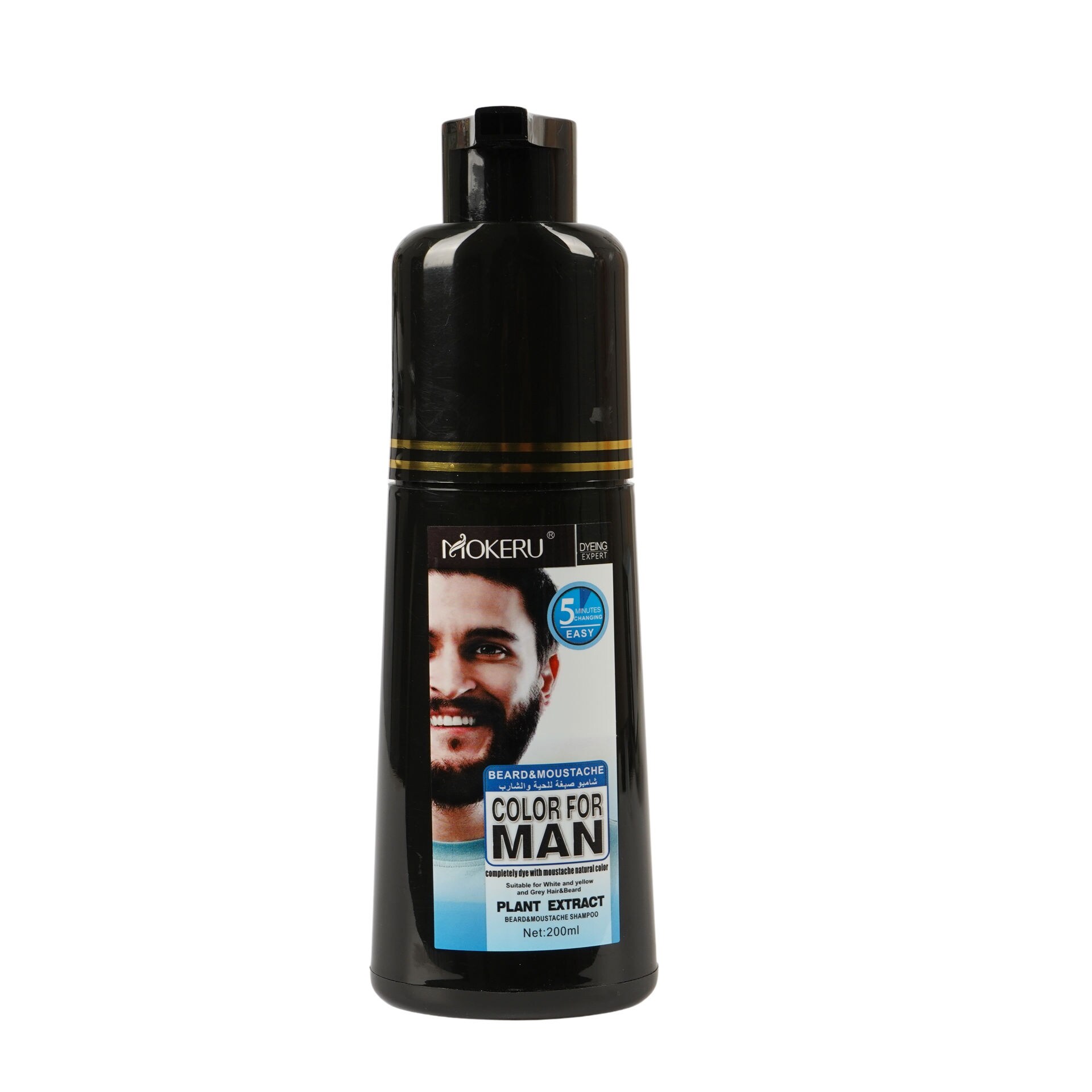 Shop Mokeru Beard & Moustache Color For Men 200 ml | Dragon Mart UAE