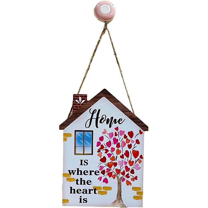 Shop HAPPY MOON Wooden Home Decoration Wall Hanging Signboard ...