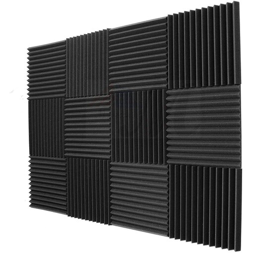 Shop DEKIRU Dekiru Soundproofing Acoustic Wall Panels Foam, Black, 50 x ...