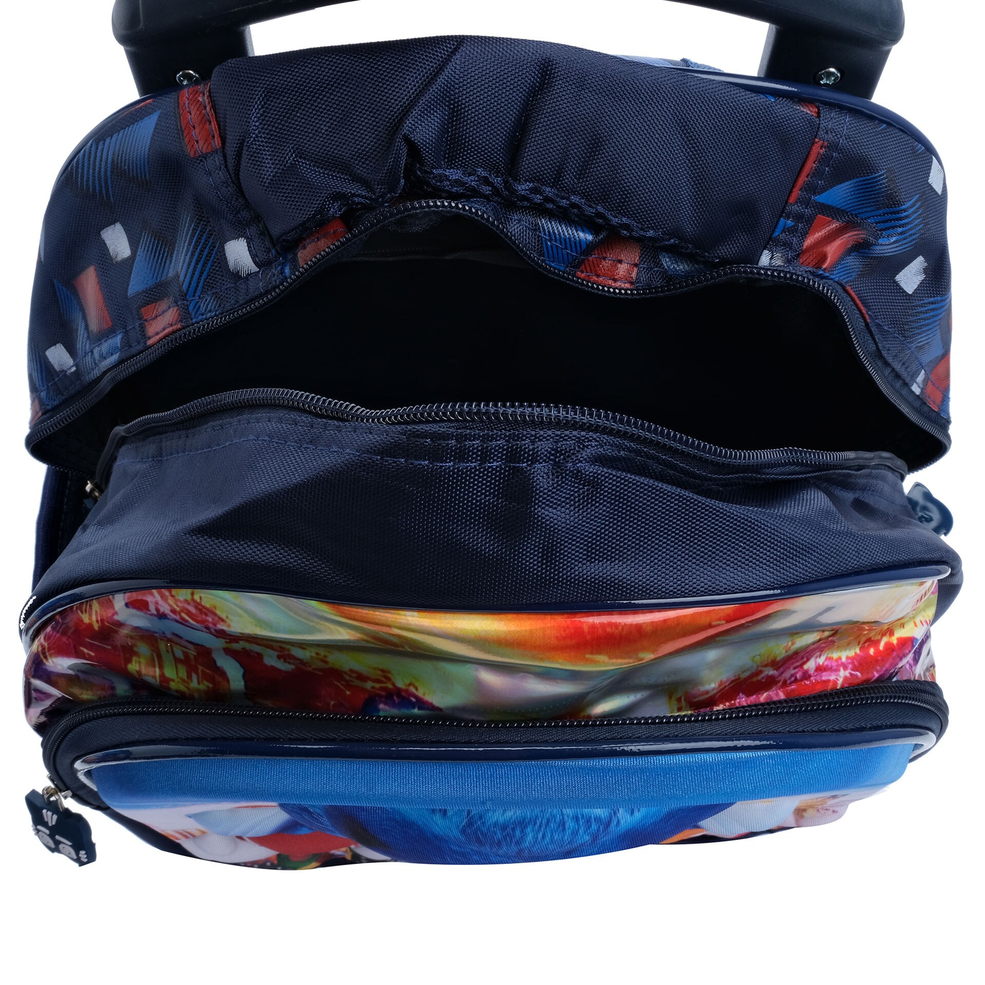 Shop I-KOLA i-Kola Kids Sonic Print Trolley Backpack, Set of 3, Blue ...