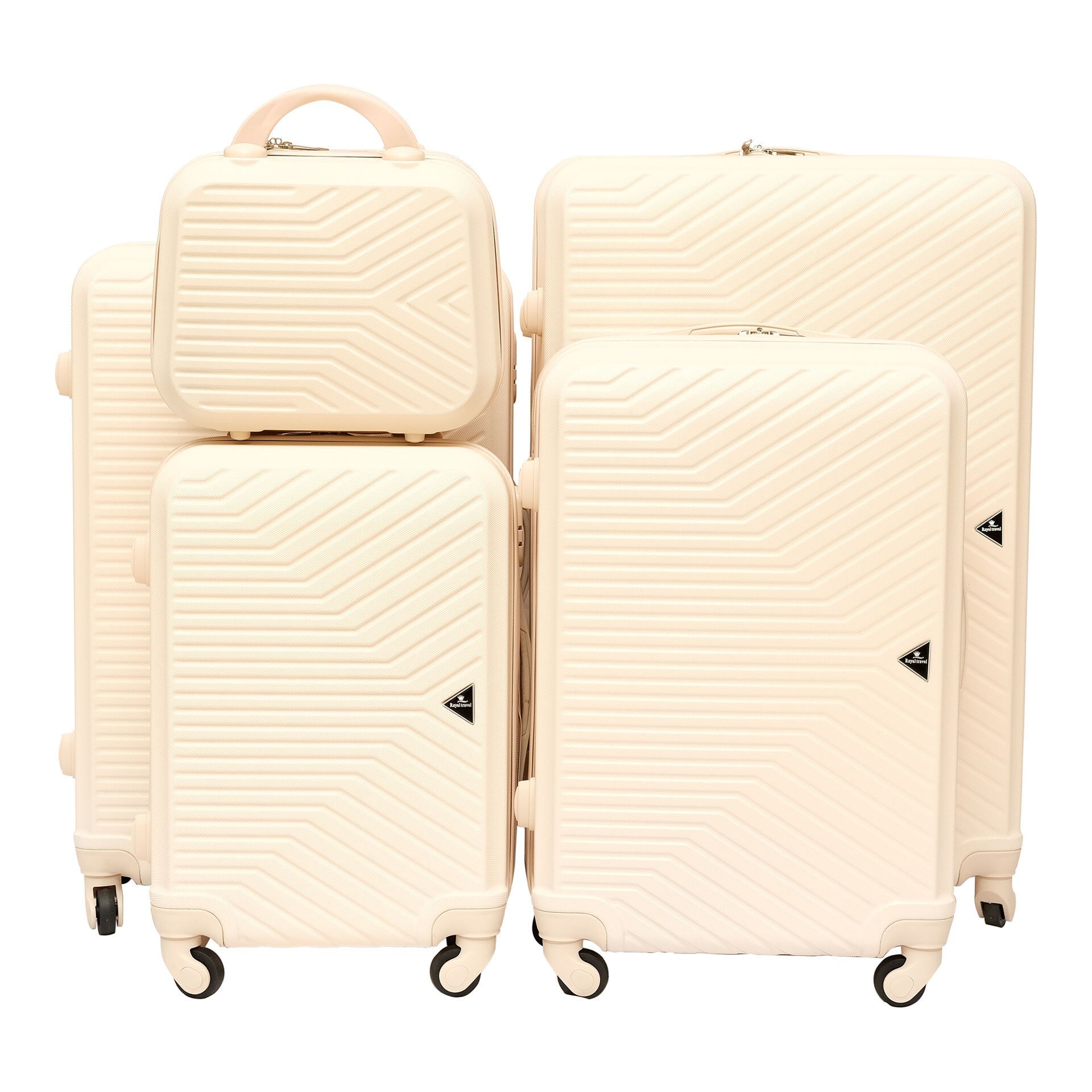Shop ROYAL TRAVEL NF Travel Contemporary Design Trolley Bags, Beige ...