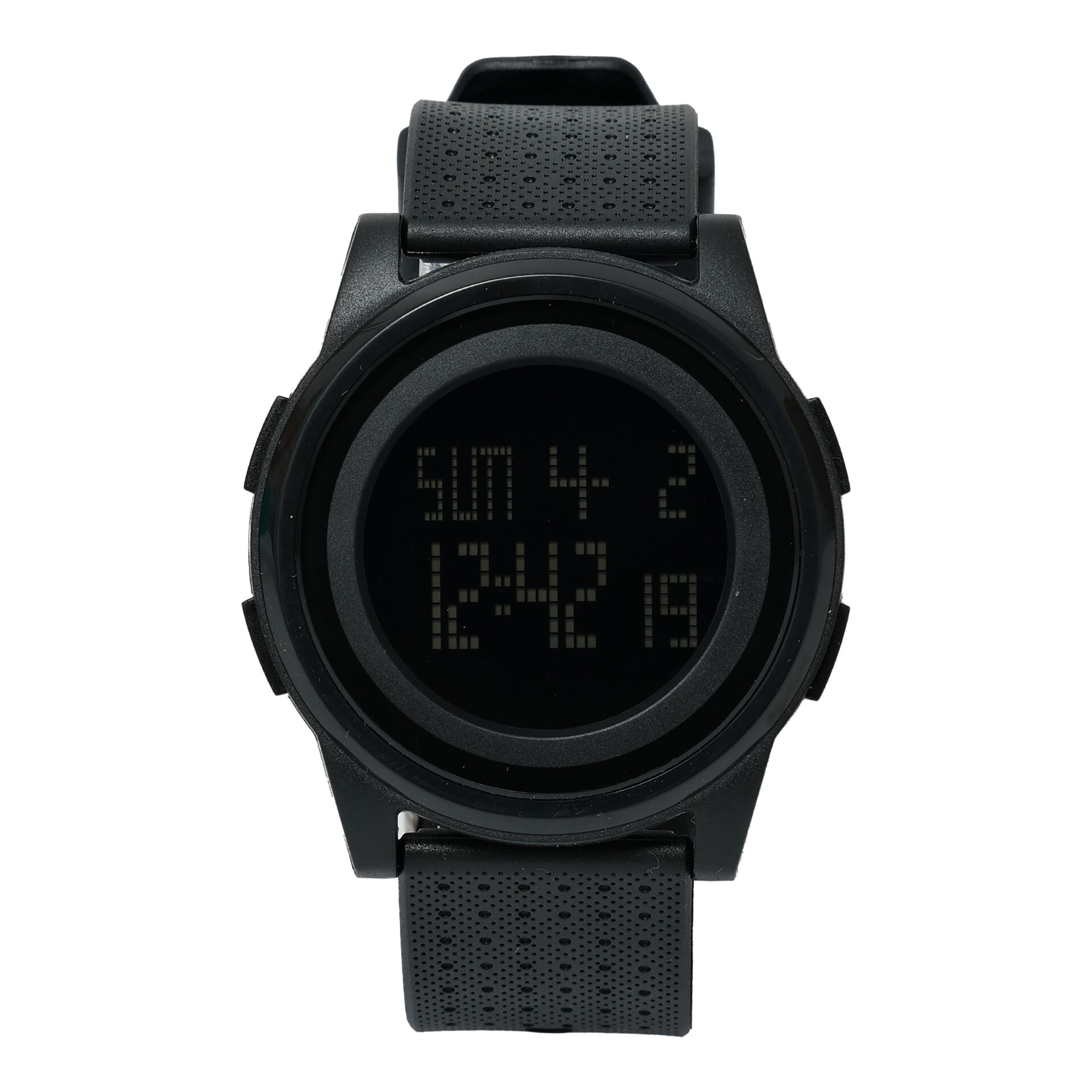 Shop Skmei Skmei Black Display Round Dial 13 Digits Digital Watch With Resin Strap Black