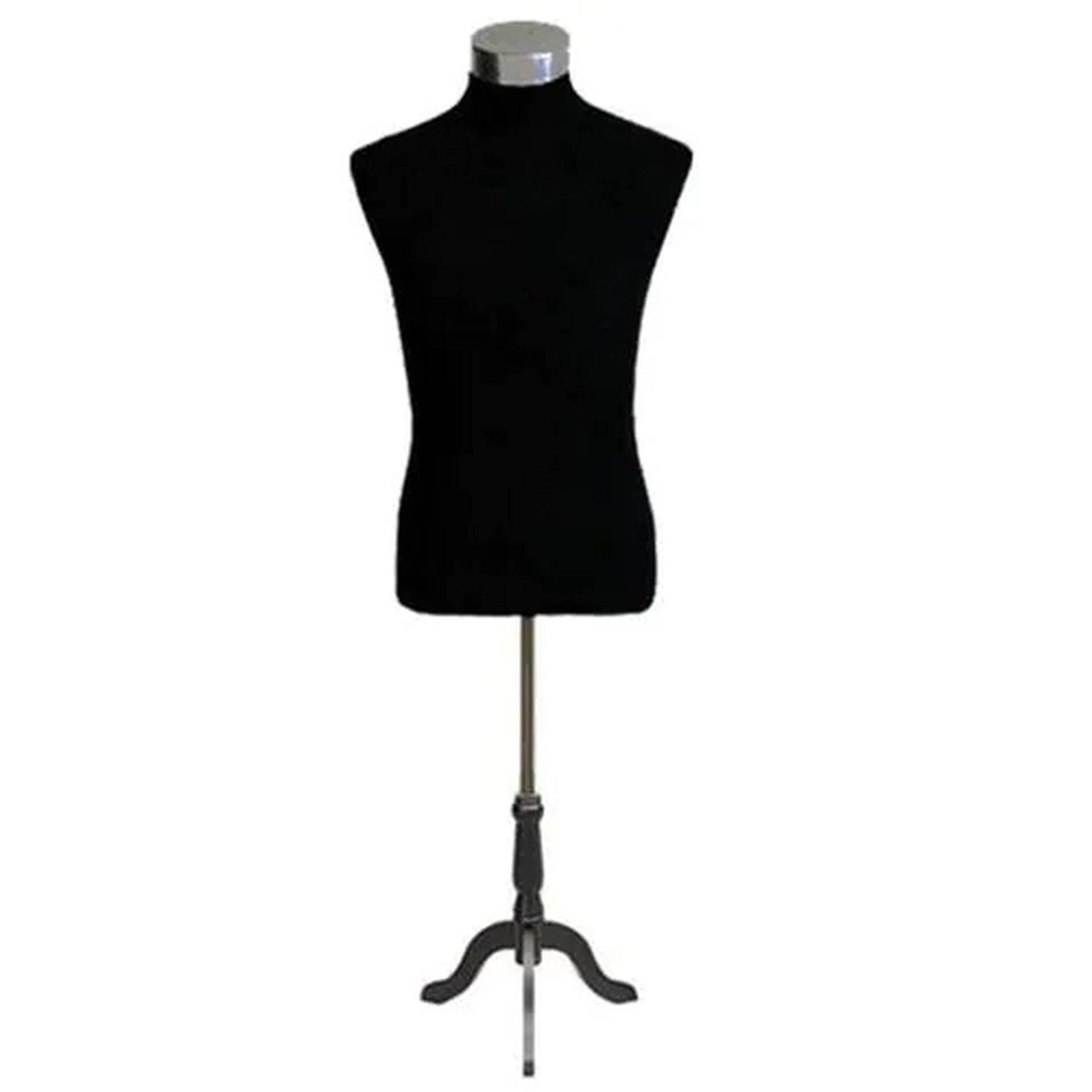 Shop SMART Smart Male Half Body Display Mannequin, Black | Dragonmart ...