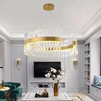 Picture of Glass Luxury Living Room Chandelier Light, 600x600mm