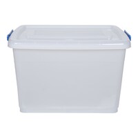 80L 120L 150L Clear Stackable Storage Bins Small Plastic Storage Containers
