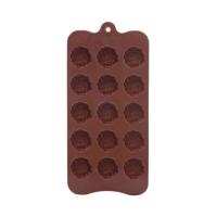 Picture of Multipurpose Rose Shaped Silicone Cake Mould, Brown
